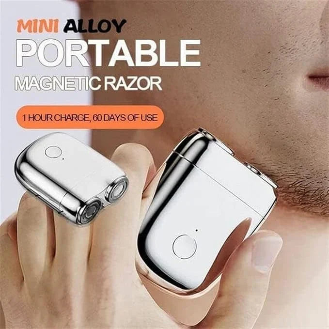 Mini Shavers for Men, Washable Double Head